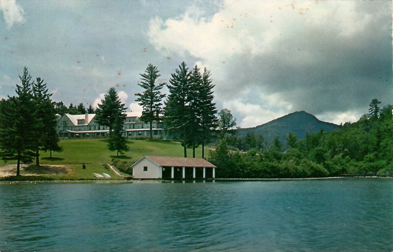 1956 Sapphire Valley Inn Post Card Front