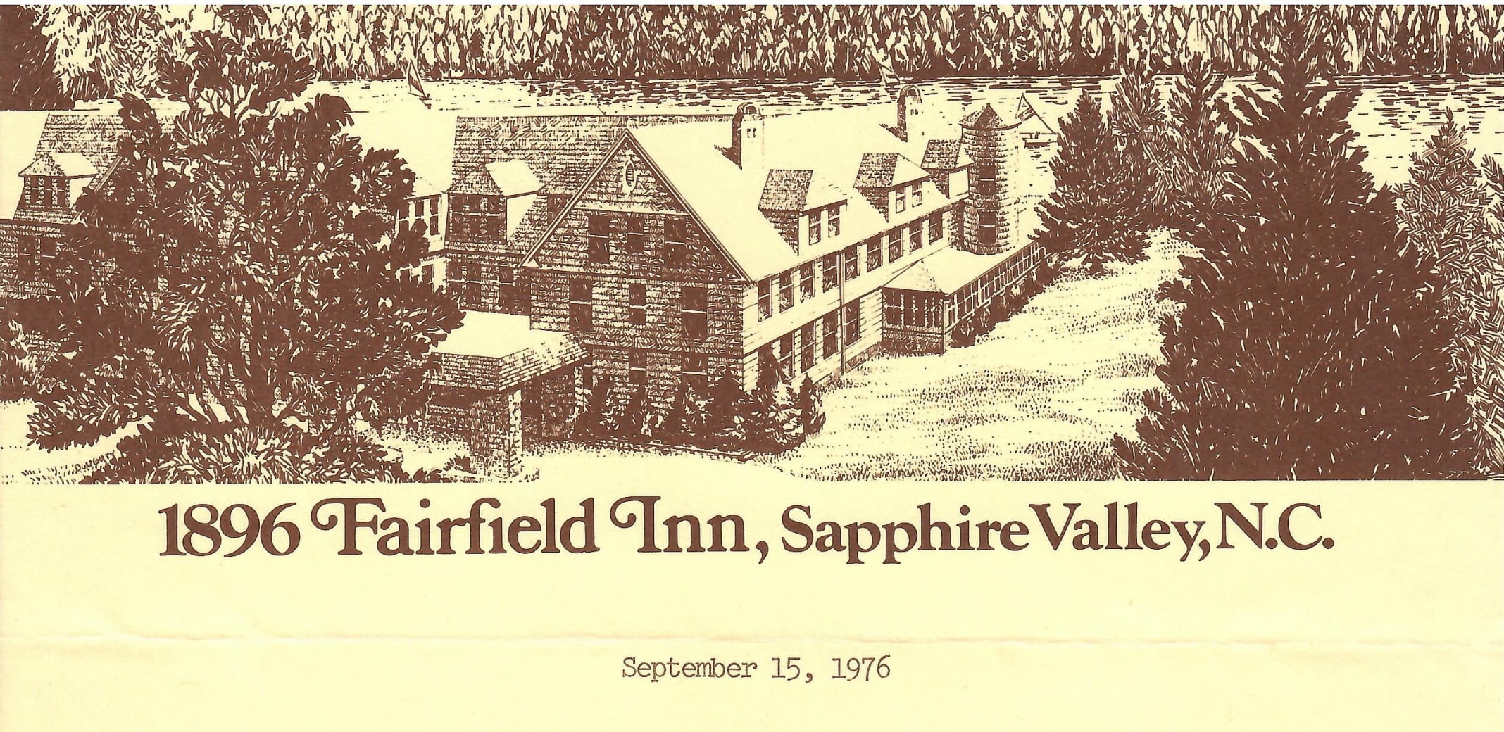 1896 Fairfield Inn Letterhead